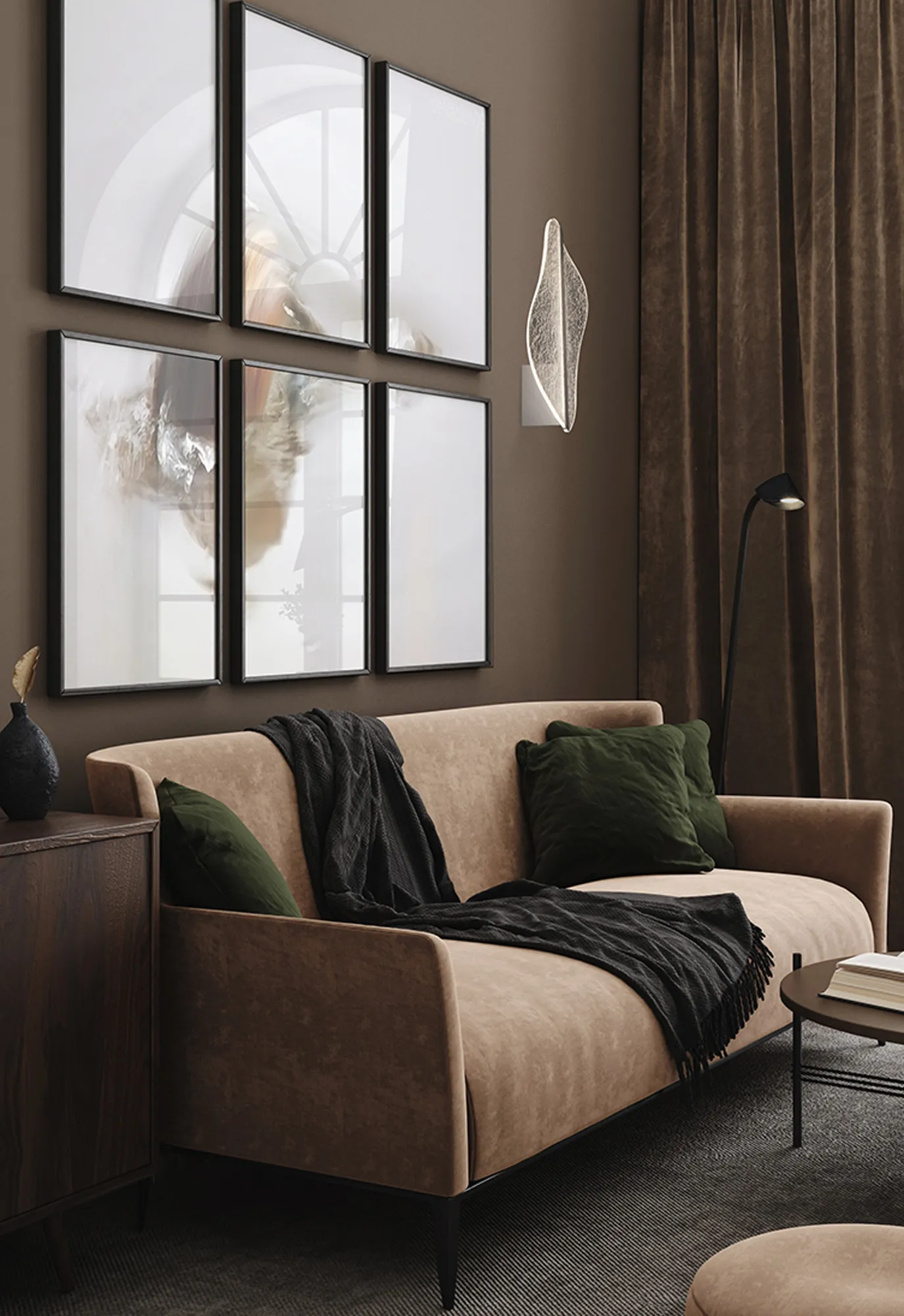 Bianca Wall Lights Mantra Flush Wall Lights